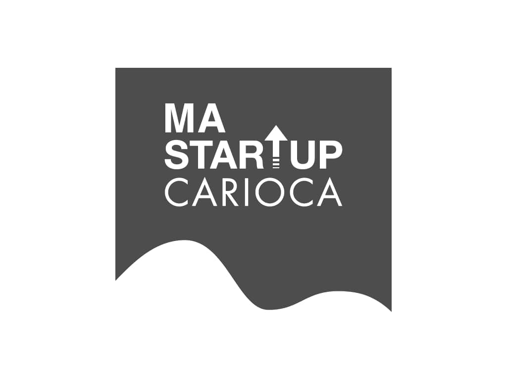Logo preto Ma Startup Carioca