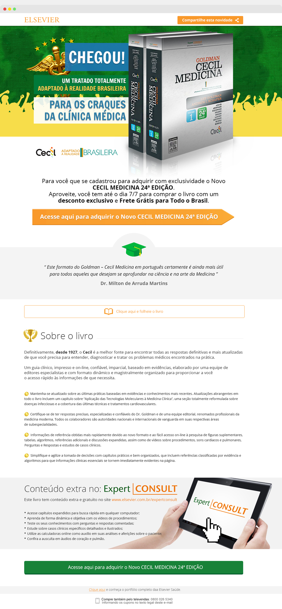 Landing Page Cecil - Elsevier