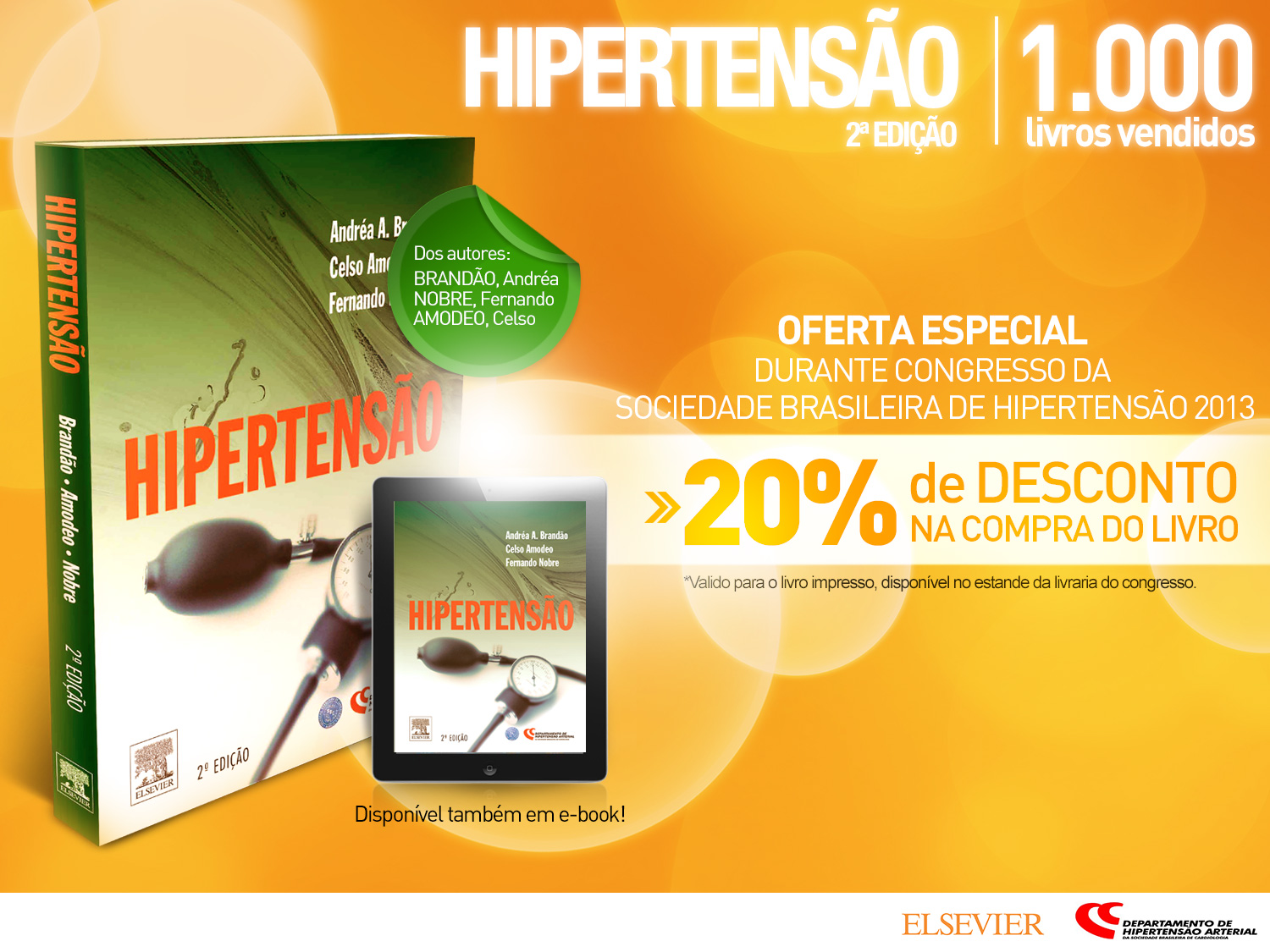 Campanha Hipertensão Elsevier – E-flyers e banners